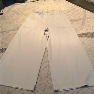 Max Studio London Women's Wide-Leg Pants in Light beige /Gray